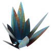 9PCS Tequila Rustic Sculpture Waterproof DIY Metal Agave Plant for