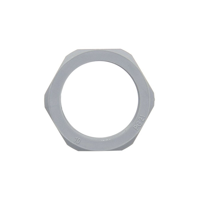Truck-Lite 50845 Jam Nut (50 Series, Gray,)