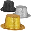 com-four® New Year’s Party Set - Party Hat - Cylinder,