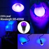 GLW Black Light Bulbs 9W 8 Pack A19 E26 LED