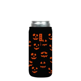 Sok It CanSok Sleeve for Beer & Soda Insulated Neoprene Cover (Fright Night Lights, 12oz Slim Can Sleeve)