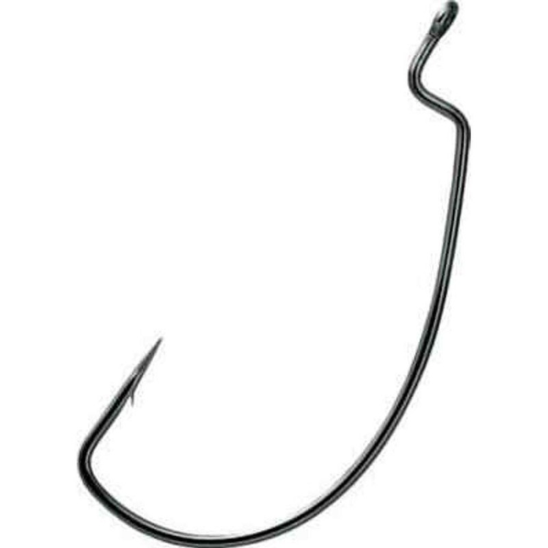 Gamakatsu Extra Wide Gap Worm Hook-5 Per Pack (Black, 5/0)