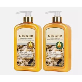Ginger Plant Extract Anti-Hair Loss Shampoo & Conditioner Set - 2x 800ML - Nourishing Formula for Hair Growth & Strength - Vegan, Cruelty-Free, Dandruff Control