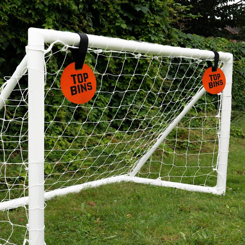 Top Bins Football Shooting Target, Football Gift, 2 x 9