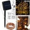 Lunartec String Light: Solar Copper Wire Fairy Lights, 300 Warm
