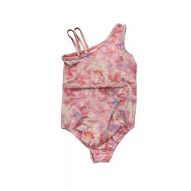 Cat & Jack Toddler Girls' Floral Spray Sleeveless Asymmetrical Leotard - Cat & Jack Pink 2T