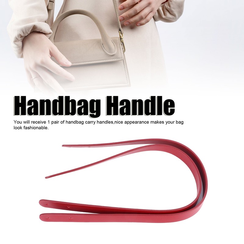 Leather Bag Handles Minimalist Durable Comfortable Replacement Leather Purse Bag