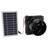Solar Exhaust Fan Round Pipe, 10W 12V Solar Panel Ventilation
