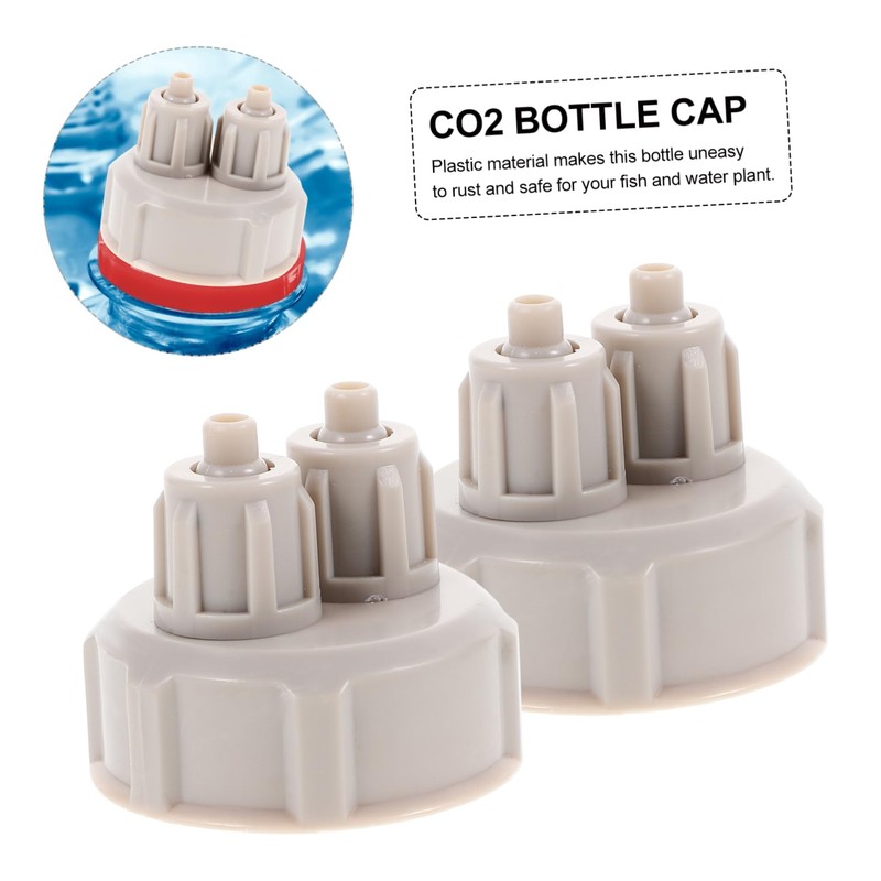 BESPORTBLE Enhance Your Fish Tank Aquatic Plant Co2 Bottle Cap