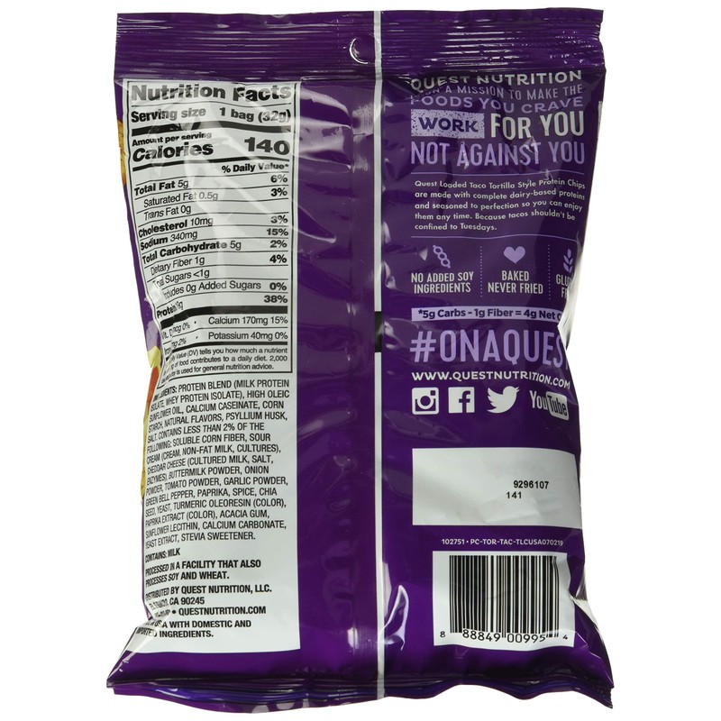 Quest Chips Loaded Taco