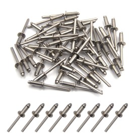 BESTYCHAO Pack of 50 304 Stainless Steel Blind Rivets (4.8 mm x 16 mm)