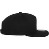 Flexfit Unisex Kasket klassisk 5 panel snapback M tze, Schwarz,