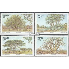 South Africa - Venda 78-81 (complete.issue.) FDC 1983 Trees (Stamps for collectors) plants/mushrooms