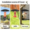 13" Bird Feeder Rain Guard, Hummingbird Feeder's Shade Dome Cover,