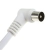 kenable RF Fly Lead Right Angle Male Plug to Plug