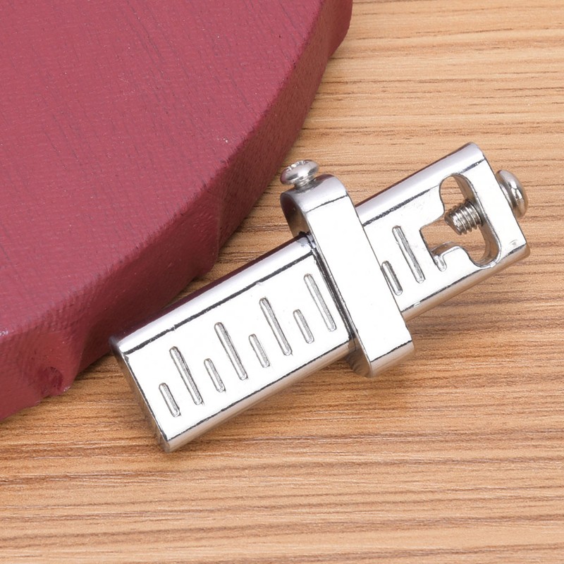 Silver Leather Border Cutter Manual Leather Craft Carving Positioning Swivel