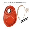 Timing Chain Cover Gasket Seal Bolts Kit Metal for SBC