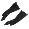 2PCS Car Rear Bumper Canard Lip Side Skirt Splitter Spoiler