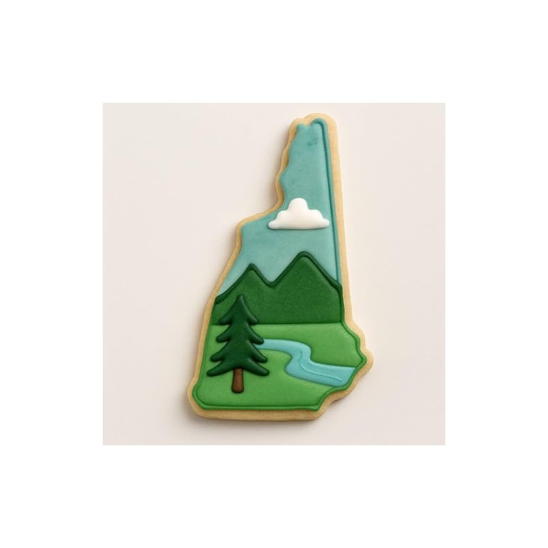 New Hampshire State 3.5 Inch Cookie Cutter from The Cookie