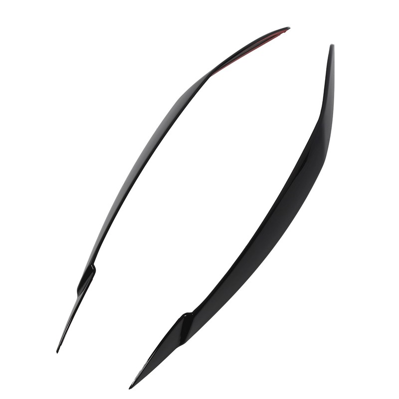 1 Pair Headlight Eyebrow Left Right Fade Proof Front Headlight