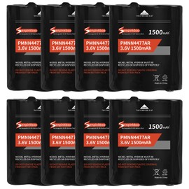 8-Pack PMNN4477AR T800 Battery 1500mAh Upgraded for Motorola Talkabout T200