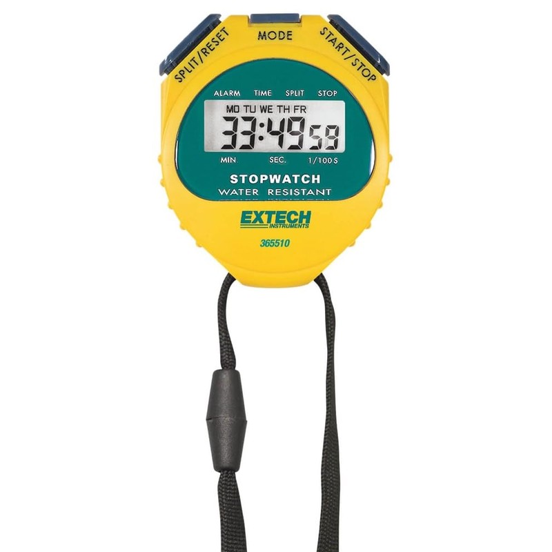 Extech Instruments 365510 Stopwatch/Clock with Backlit Display