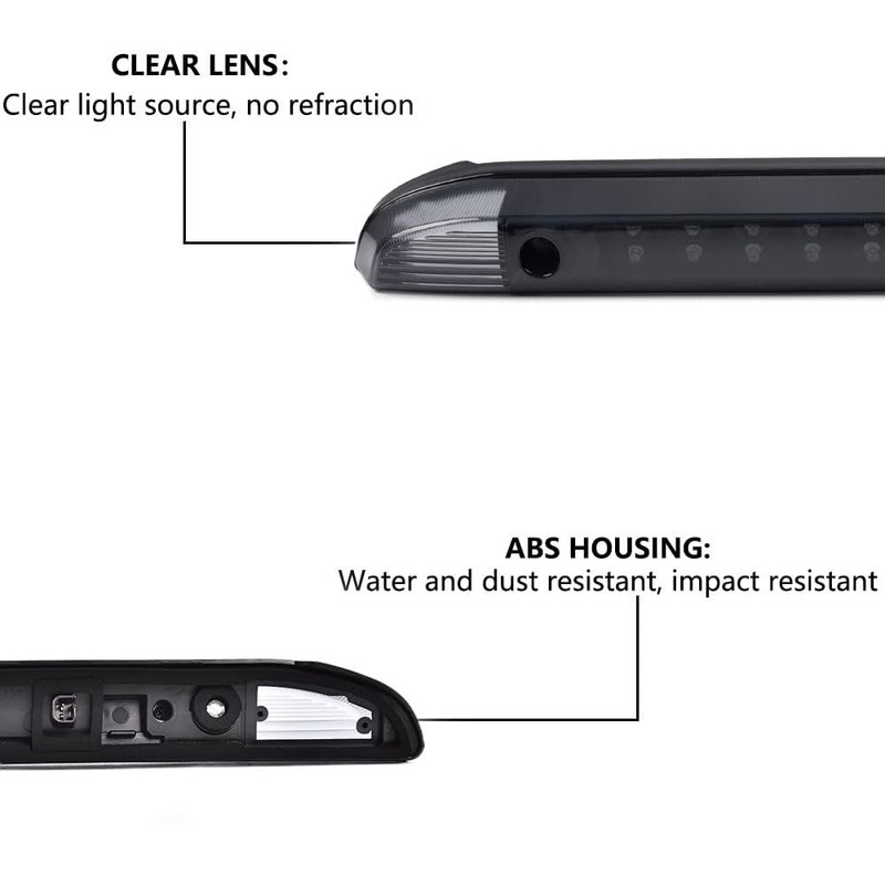 Rear LED 3rd Brake Lights Compatible with Nissan Frontier 2001