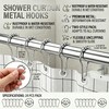 24 Pcs Shower Curtain Hooks, Stainless Steel Shower Curtains Rings