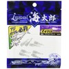 Issei Umitaro Worm Micro Shrimp 1" Clear Silver Flake #03