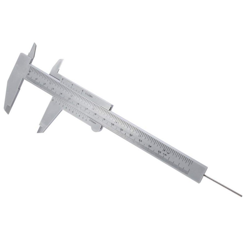 Telituny Vernier Caliper 150 mm Plastic Eyebrow Tattoo Permanent Make