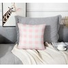 Emvency Set of 2 Throw Pillow Cover Cute Chic Pink