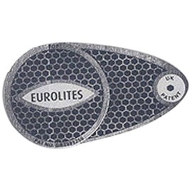 UK White Sticker + Headlight Beam Converters Deflectors