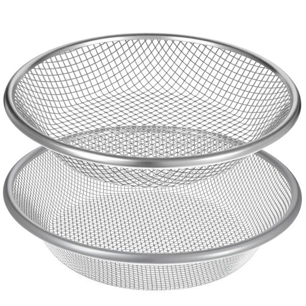 2 Pcs Soil Sifter for Gardening, Rock Sand Dirt Compost