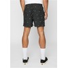 Urban Classics Men's Embroidery Swim Shorts Swimming Trunks, Black/Palm Tree