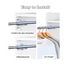 Valet Rod for Closet Pull Out, 12" Adjustable extending closet
