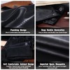 GSG SINCE 1998 Womens Fingerless Leather Gloves Unlined Sheepskin Genuine