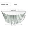 Rumyve 100 Pcs Disposable Baking Cups,Foil Metallic Cupcake Cases,Muffin Liners
