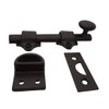 QCAA QCAA Solid Brass Dutch Door Bolt, 12", Oil Rubbed