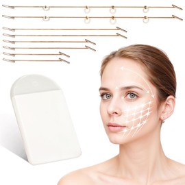 Lnngub 60 Pcs Face Lift Tape,Face Tape Lifting Invisible with 8 Strings Instant Face Tape Facelift Tape for Face Invisible Face Tapes for Lifting Sagging Skin Eyes Neck Double Chin Wrinkles