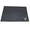 GILDE Craft Placemats Set of 4 with Stag Embroidery Grey