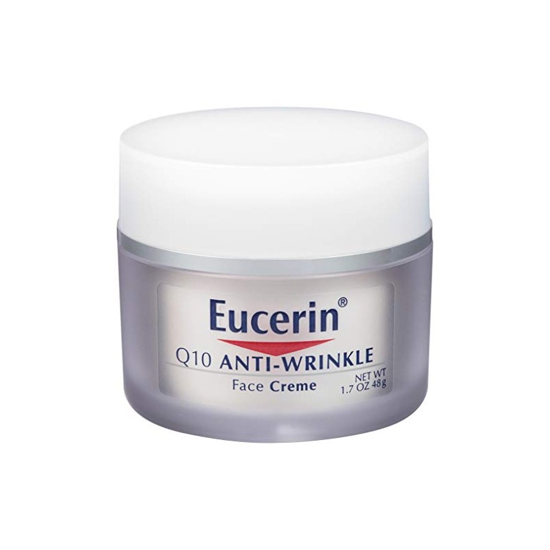 Eucerin - Crema facial antiarrugas Q10, tarro de 1.7 onzas