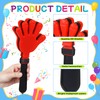 Poen 6 Pcs Jumbo 11 Inch Hand Clappers Noise Makers