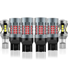 RUNEWAX LED Rear Lamp Combo for 2015-2024 Chevy Colorado Silverado 1500 2500 35000 HD Reverse 921 Brake Tail Turn Signal Light 7443, 12V High Brightness Plug and Play, Pack of 6