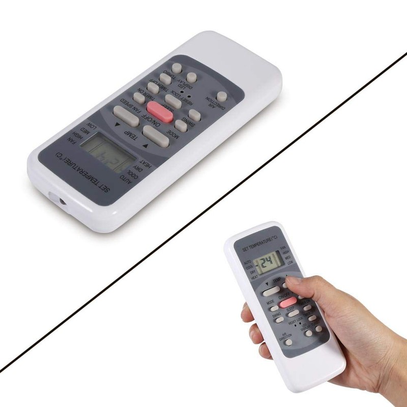Yunir R51M/E Remote Control Replacement Universal for Midea R51 Series