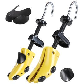 Msentuo Shoe Stretcher Shoe Trees,Adjustable Length & Width for Men and Women,4-Way Adjustable Shoe Expander Widener Shoe Crease Protector (S(for Women's Size Us 5.5-10), Yellow)