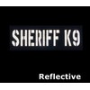 2 Pack Reflective Police K9 Patch Reflective Back Panel Police