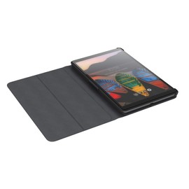 Lenovo Tab M8 - Funda Tipo Folio, policarbonato y Microfibra, película Protectora de Poliuretano, ZG38C02862, Color Negro