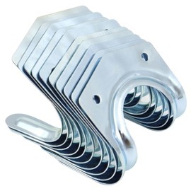 Ieron DIY 10 Pack Tool Hanger Hooks Set, Wall Hooks for Garage Shed and Garden Tool Storage Organiser, Wall Mount Garage Hooks