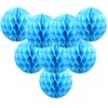 Hocansen 8 PCS Paper Honeycomb Balls Decoration 8inch Honeycomb Flower