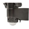 Maxsa 43218RS Battery-Powered Motion-Activated Dual-Head LED Security Spotlight, Black